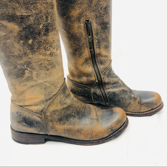 Bed Stu Manchester Rustic Back Lace Tall Boot - Picture 4 of 15